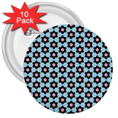 Cute Pretty Elegant Pattern 3  Button (10 Pack) by GardenOfOphir