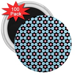 Cute Pretty Elegant Pattern 3  Button Magnet (100 Pack) by GardenOfOphir