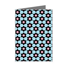 Cute Pretty Elegant Pattern Mini Greeting Card by GardenOfOphir