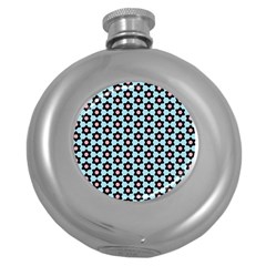 Cute Pretty Elegant Pattern Hip Flask (round) by GardenOfOphir