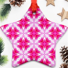 Cute Pretty Elegant Pattern Star Ornament