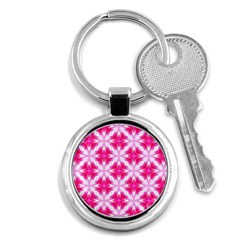 Cute Pretty Elegant Pattern Key Chain (round)