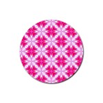 Cute Pretty Elegant Pattern Drink Coaster (Round) Front