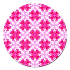 Cute Pretty Elegant Pattern Magnet 5  (round) by GardenOfOphir