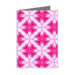 Cute Pretty Elegant Pattern Mini Greeting Card by GardenOfOphir