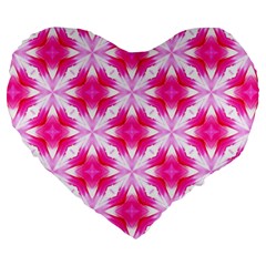 Cute Pretty Elegant Pattern 19  Premium Heart Shape Cushion by GardenOfOphir