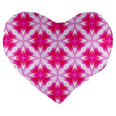 Cute Pretty Elegant Pattern 19  Premium Flano Heart Shape Cushion