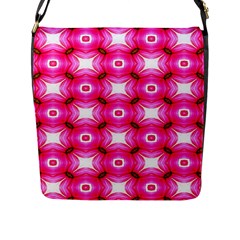 Cute Pretty Elegant Pattern Flap Closure Messenger Bag (large)