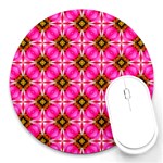 Cute Pretty Elegant Pattern 8  Mouse Pad (Round) Front