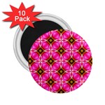 Cute Pretty Elegant Pattern 2.25  Button Magnet (10 pack) Front