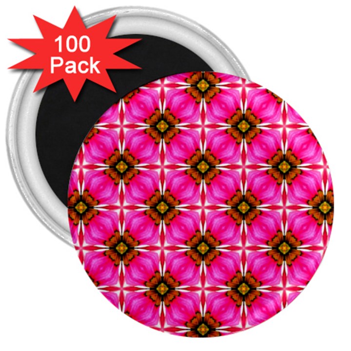 Cute Pretty Elegant Pattern 3  Button Magnet (100 pack)