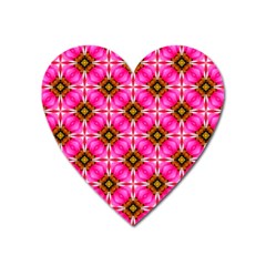 Cute Pretty Elegant Pattern Magnet (heart) by GardenOfOphir