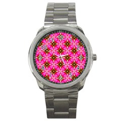 Cute Pretty Elegant Pattern Sport Metal Watch