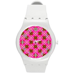 Cute Pretty Elegant Pattern Plastic Sport Watch (medium)