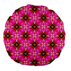 Cute Pretty Elegant Pattern 18  Premium Round Cushion 