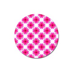 Cute Pretty Elegant Pattern Magnet 3  (round)