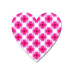 Cute Pretty Elegant Pattern Magnet (heart) by GardenOfOphir