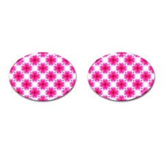 Cute Pretty Elegant Pattern Cufflinks (oval) by GardenOfOphir