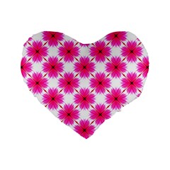 Cute Pretty Elegant Pattern 16  Premium Flano Heart Shape Cushion  by GardenOfOphir