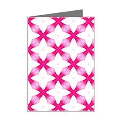 Cute Pretty Elegant Pattern Mini Greeting Card by GardenOfOphir