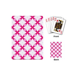 Cute Pretty Elegant Pattern Playing Cards (mini) by GardenOfOphir