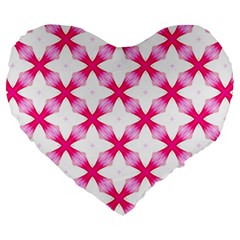 Cute Pretty Elegant Pattern 19  Premium Heart Shape Cushion by GardenOfOphir