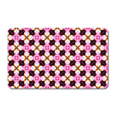 Cute Pretty Elegant Pattern Magnet (rectangular) by GardenOfOphir