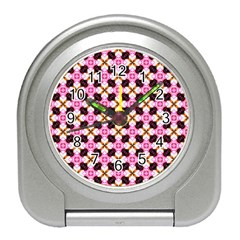 Cute Pretty Elegant Pattern Desk Alarm Clock by GardenOfOphir