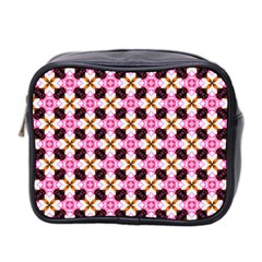 Cute Pretty Elegant Pattern Mini Travel Toiletry Bag (two Sides) by GardenOfOphir