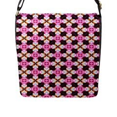 Cute Pretty Elegant Pattern Flap Closure Messenger Bag (large)