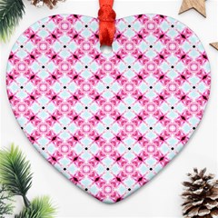 Cute Pretty Elegant Pattern Heart Ornament