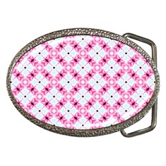 Cute Pretty Elegant Pattern Belt Buckle (oval) by GardenOfOphir