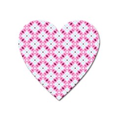 Cute Pretty Elegant Pattern Magnet (heart) by GardenOfOphir