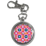 Cute Pretty Elegant Pattern Key Chain Watch Front