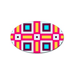 Cute Pretty Elegant Pattern Sticker (oval)