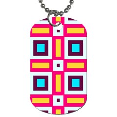 Cute Pretty Elegant Pattern Dog Tag (two-sided) 