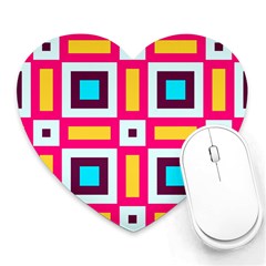 Cute Pretty Elegant Pattern Mouse Pad (heart)