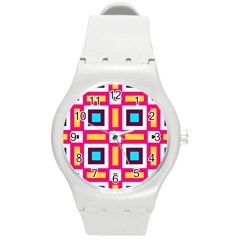 Cute Pretty Elegant Pattern Plastic Sport Watch (medium) by GardenOfOphir