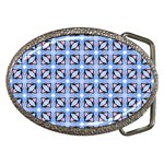 Cute Pretty Elegant Pattern Belt Buckle (Oval) Front