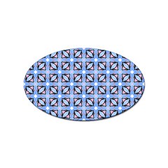 Cute Pretty Elegant Pattern Sticker (oval)