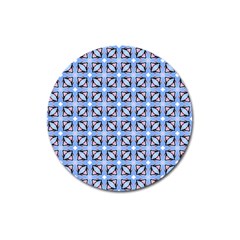 Cute Pretty Elegant Pattern Magnet 3  (round)