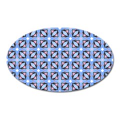 Cute Pretty Elegant Pattern Magnet (oval)