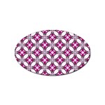 Cute Pretty Elegant Pattern Sticker 100 Pack (Oval) Front