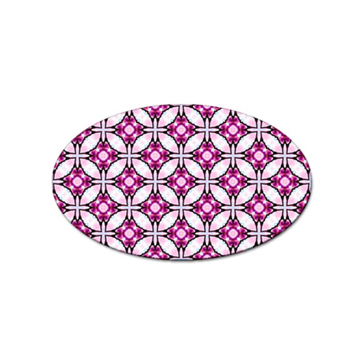 Cute Pretty Elegant Pattern Sticker 100 Pack (Oval)