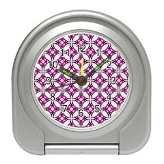 Cute Pretty Elegant Pattern Desk Alarm Clock by GardenOfOphir