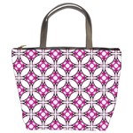 Cute Pretty Elegant Pattern Bucket Handbag Front