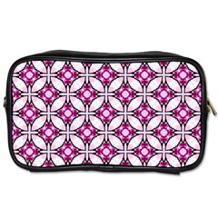 Cute Pretty Elegant Pattern Travel Toiletry Bag (two Sides)