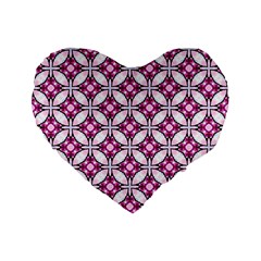 Cute Pretty Elegant Pattern 16  Premium Flano Heart Shape Cushion  by GardenOfOphir