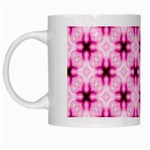 Cute Pretty Elegant Pattern White Coffee Mug Left