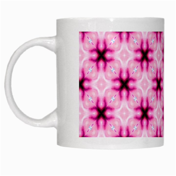 Cute Pretty Elegant Pattern White Coffee Mug